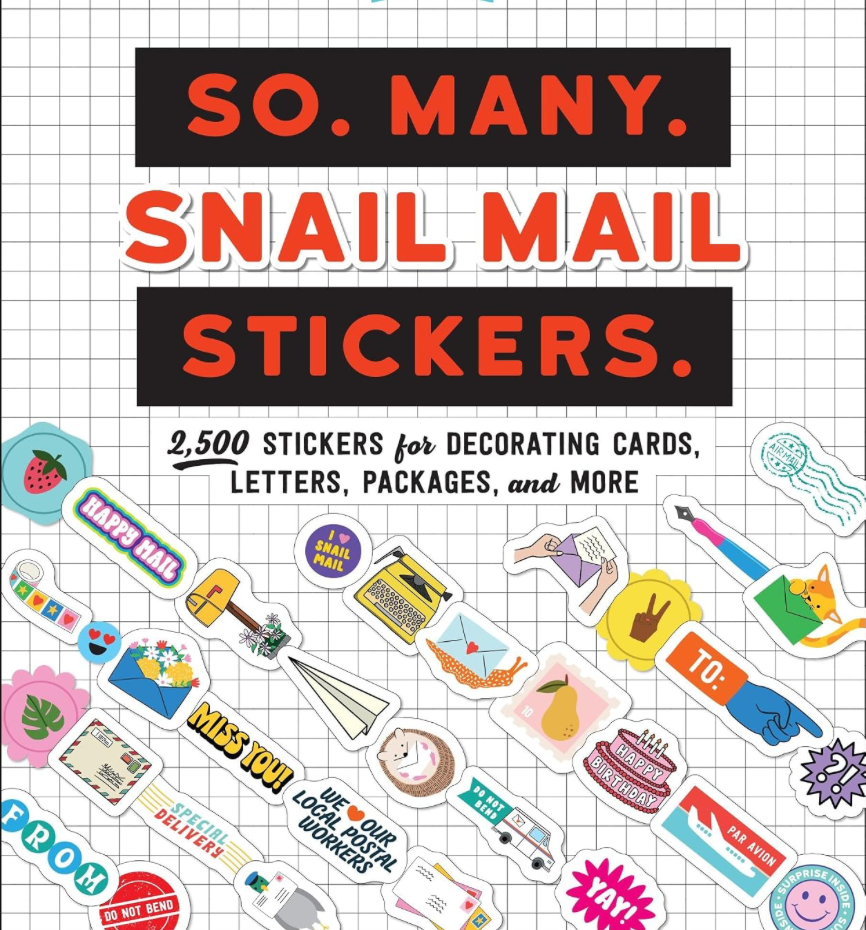 So. Many. Snail Mail Stickers book — 2,500 stickers for decorating cards, letters, and packages